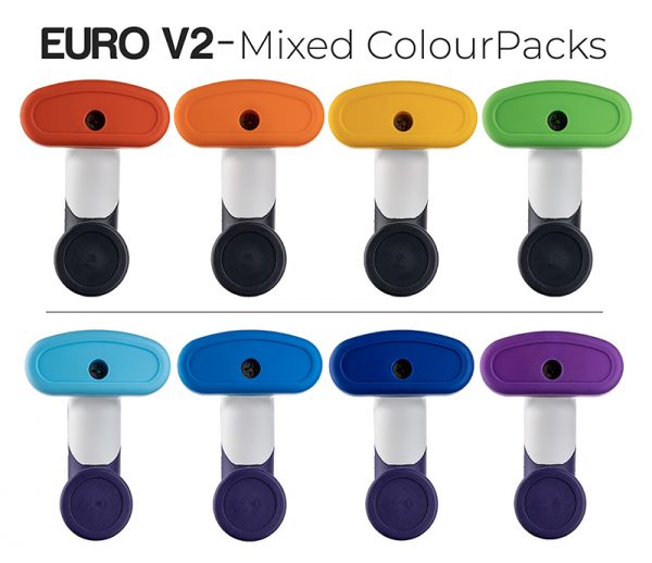 Euro V2 Mixed Bag Hook Colour Packs