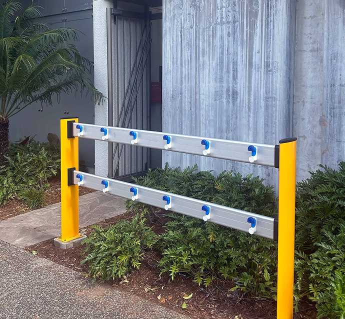 Location: Cavendish Rd State High School, Brisbane
Product: Stowmate WM BagTrac Units